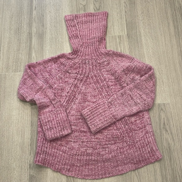 Pink Turtleneck Sweater - Picture 1 of 3